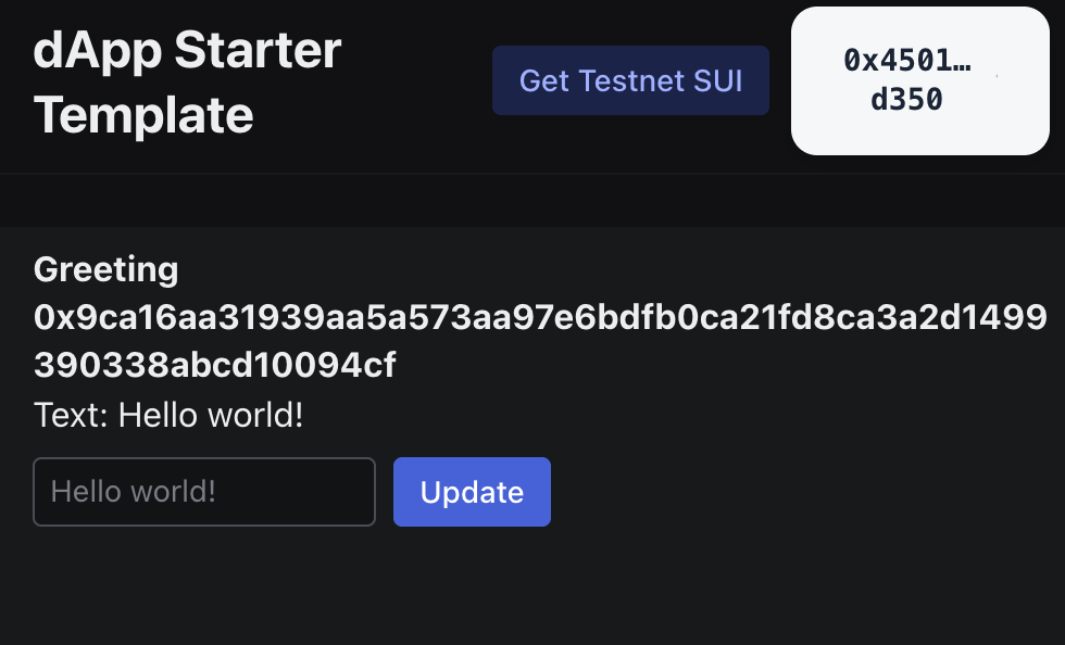 "Hello, World!" default greeting
